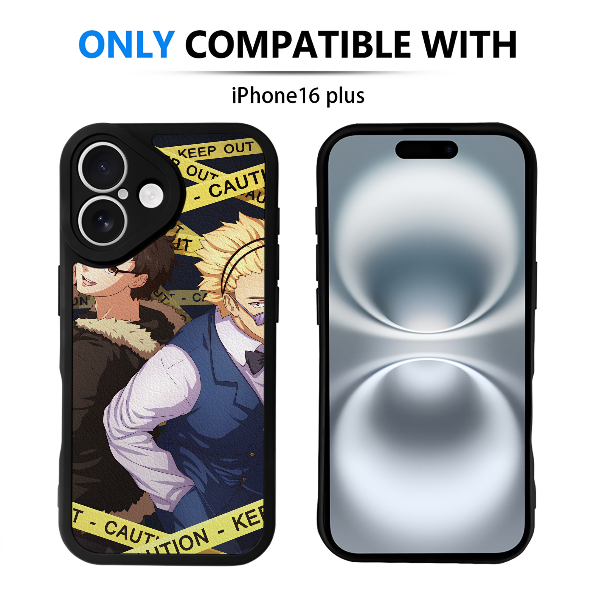（画像用） ハイキュー!! Haikyu!! 【iPhone 16シリーズ対応】シリコンスマホケース（レザー調） 材質：シリコン
